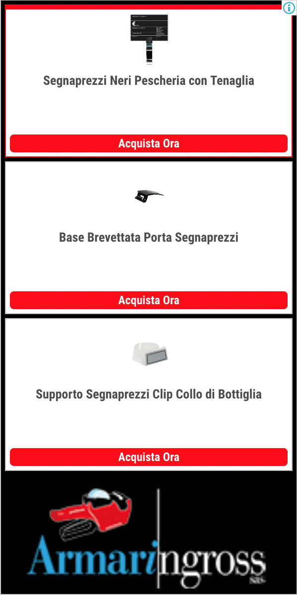Annuncio Google Ads Armaringross 7