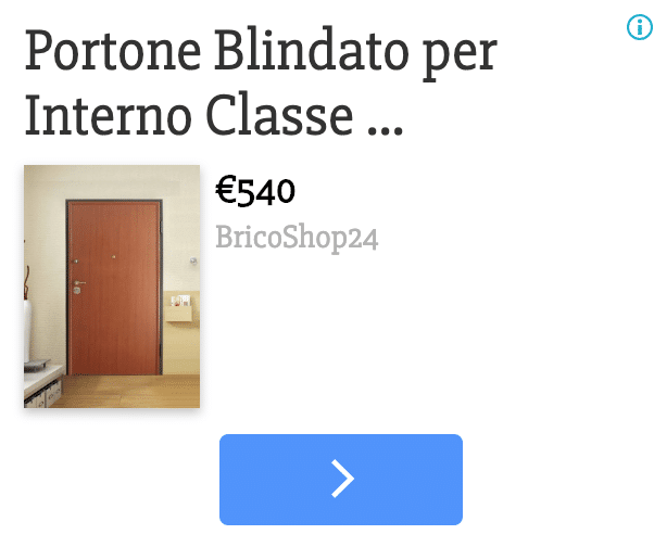 Annuncio Google Ads Bricoshop24 4