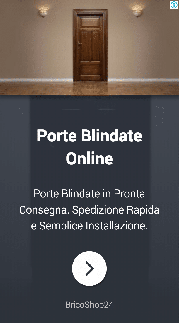 Annuncio Google Ads Bricoshop24 7