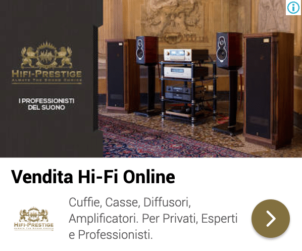 Annuncio Google Ads Hi Fi Prestige 8