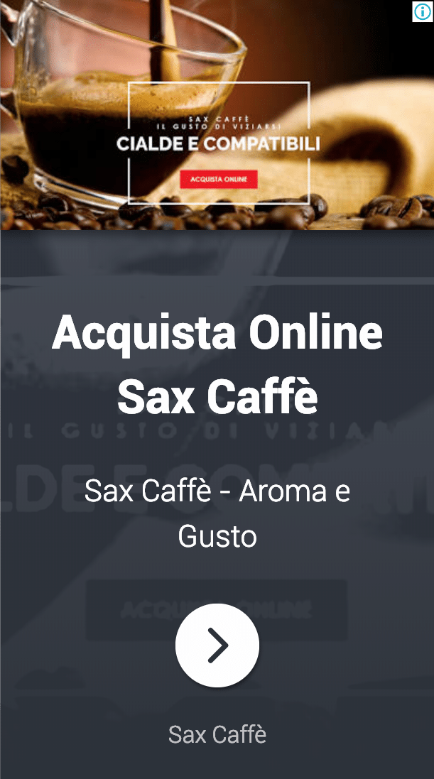 Annuncio Google Ads Sax Caffe 3