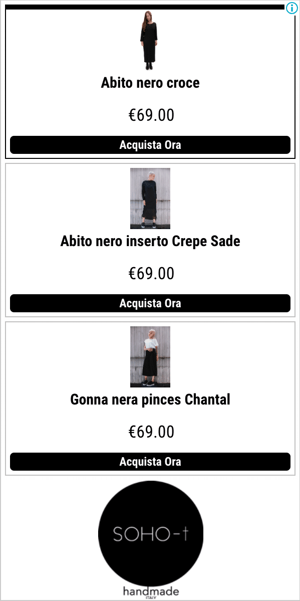 Annuncio Google Ads Soho T 5