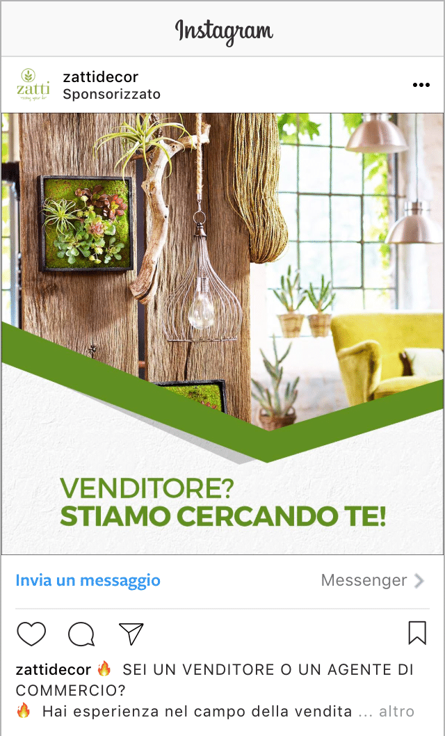 Esempio Decorazioni per l'AmbienteProfilo Instagram: @zattidecor
