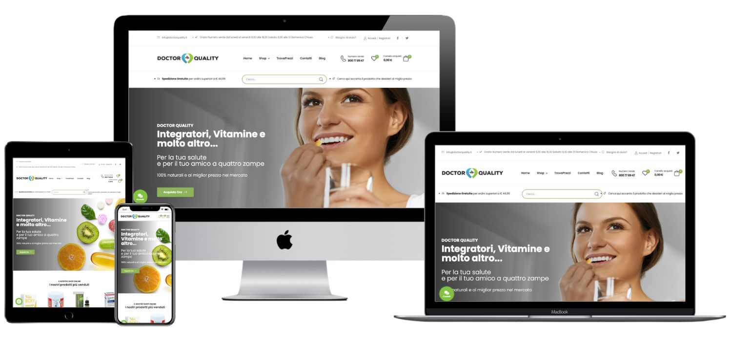 Sito Ecommerce integratori e vitamineLink: www.doctorquality.it