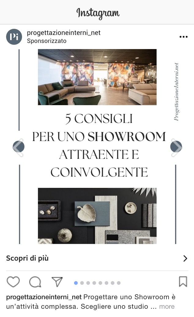 Esempio Progettazione InterniProfilo Instagram: @progettazioneinterni_net