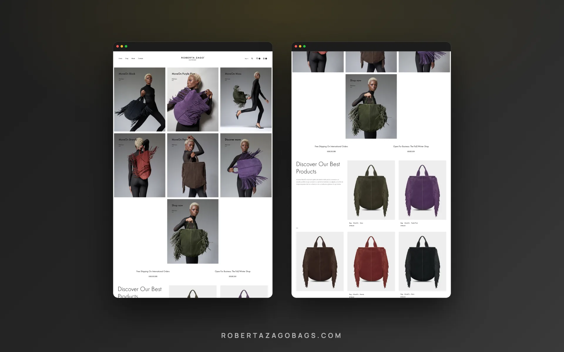 Roberta Zago — Haute Bag — la pagina per intero