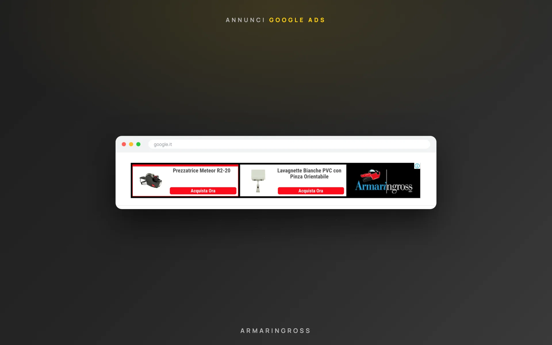 Armaringross — accessori per negozi — Google Ads — 2
