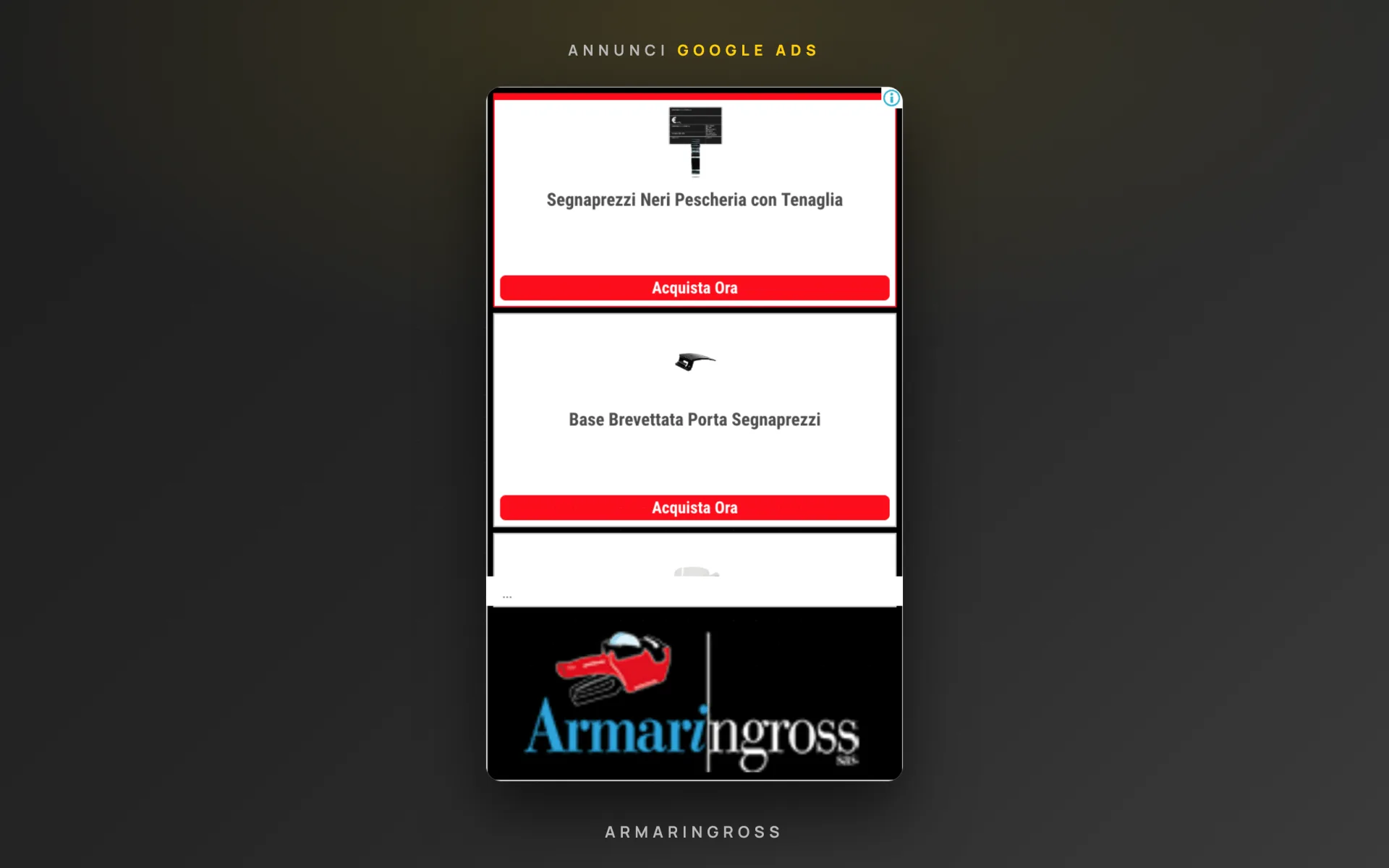 Armaringross — accessori per negozi — Google Ads — 4