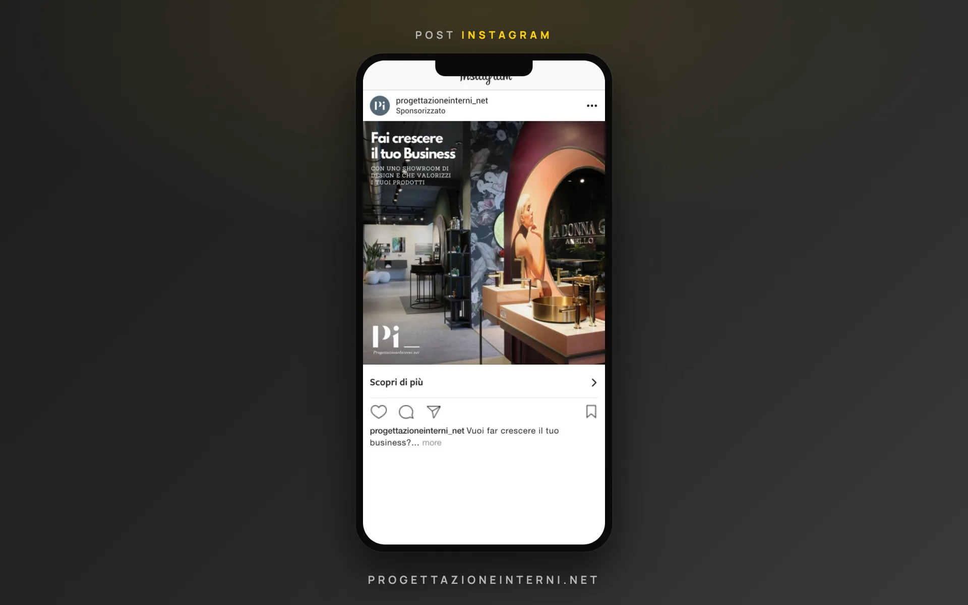 Progettazione Interni — profilo Instagram — 2