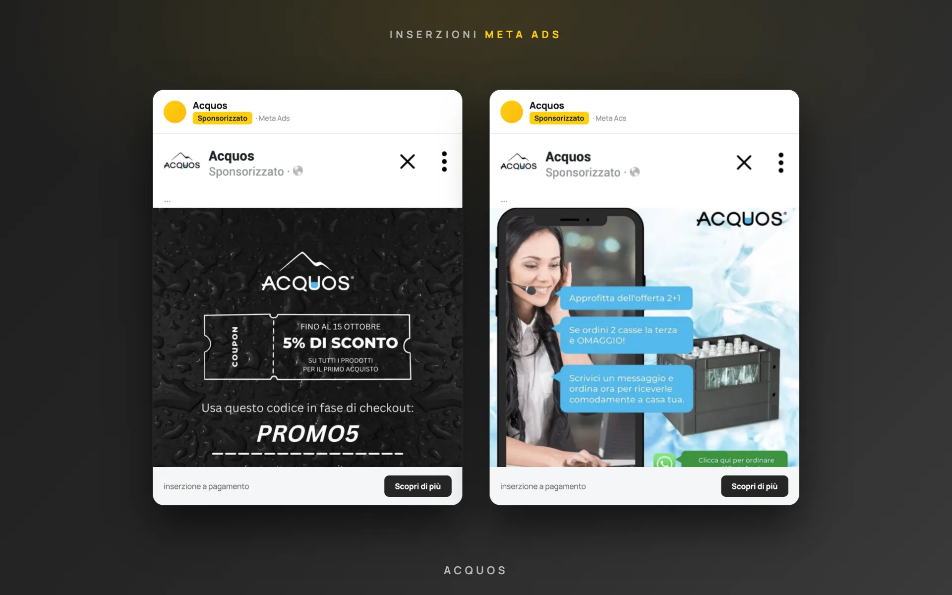 Acquos — distribuzione bevande a domicilio — Meta Ads — 4