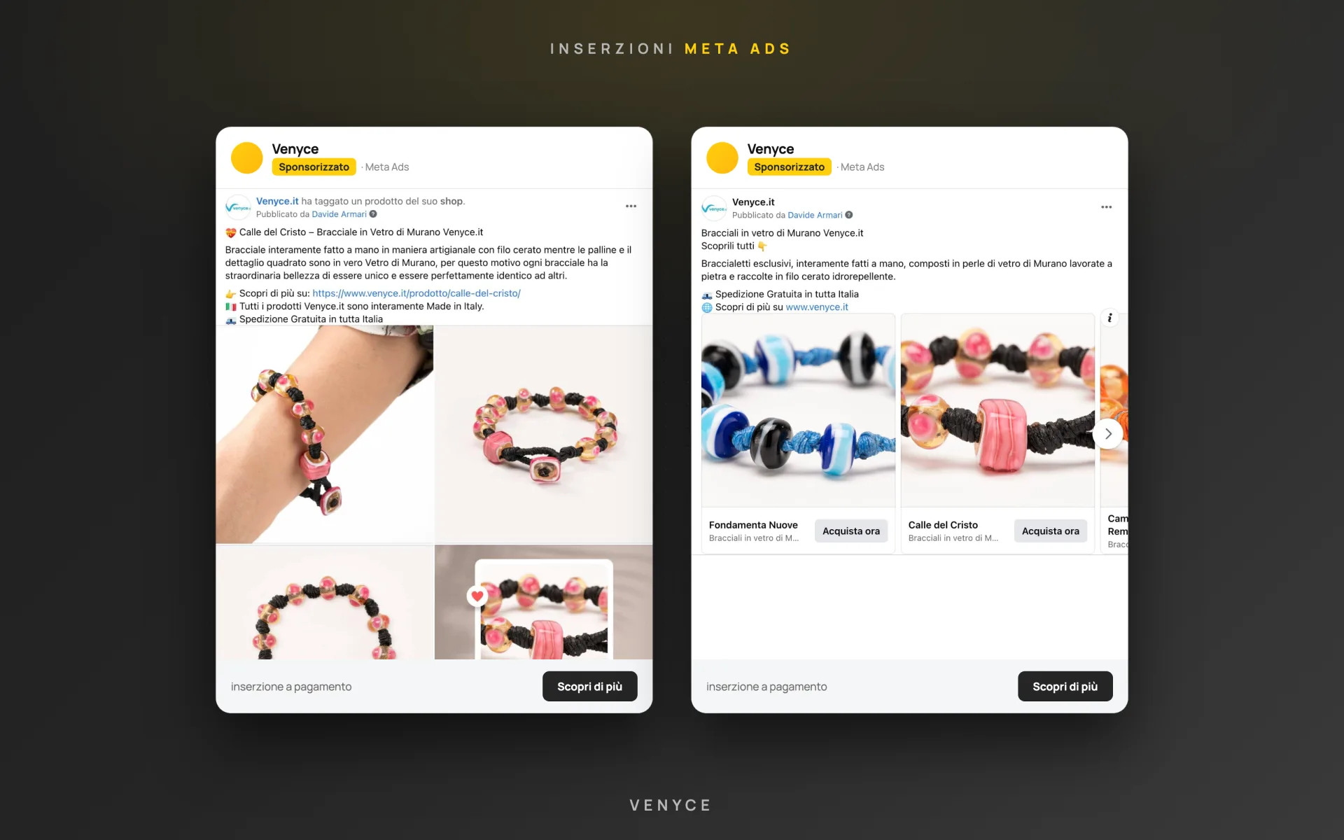 Venyce.it — Meta Ads — 2