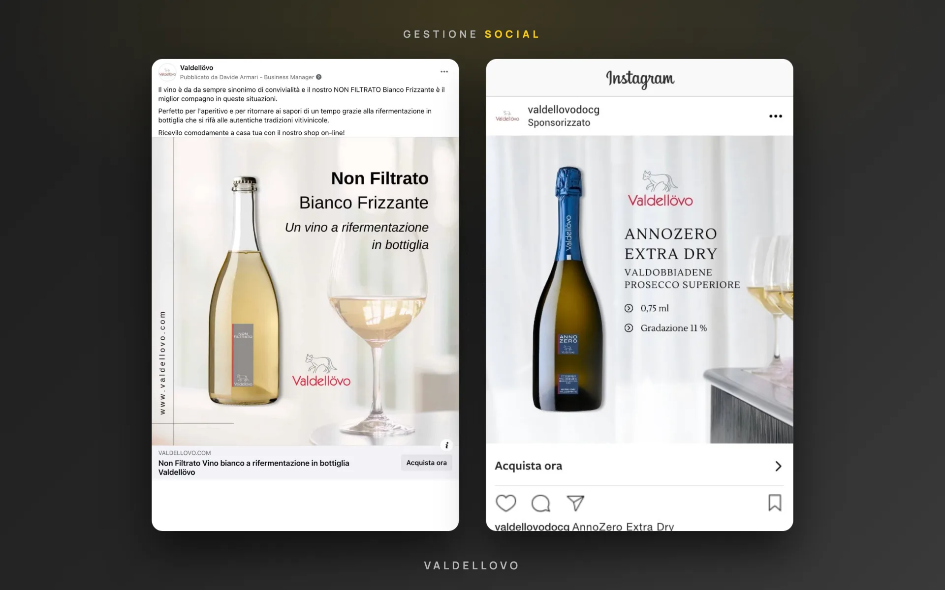 Valdellövo — gestione social — 2