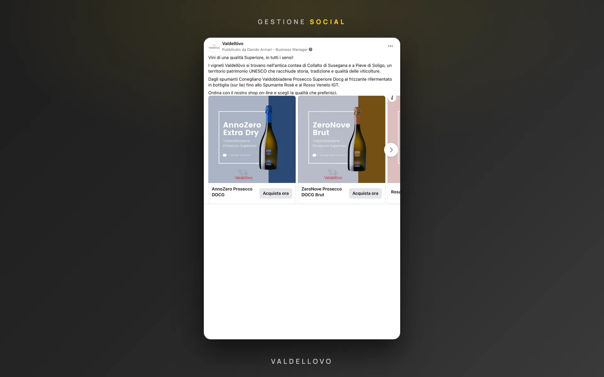 Valdellövo — gestione social — 4