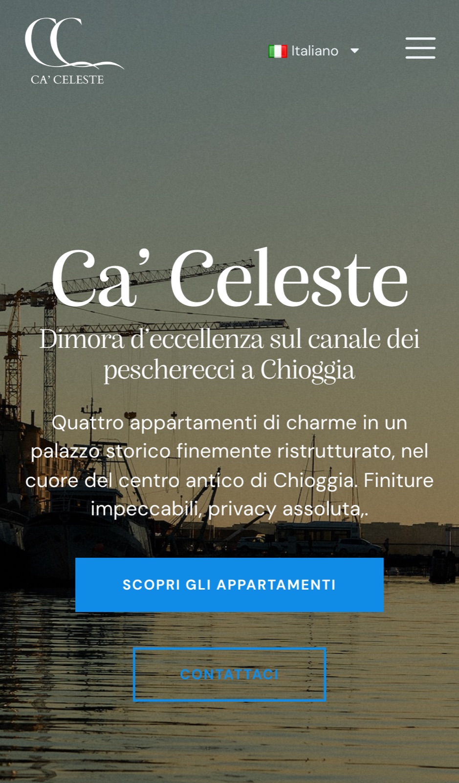 Ca' Celeste visto da telefono
