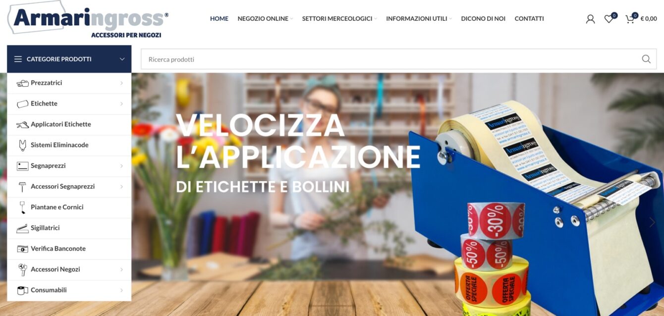 og-armaringross-ecommerce Home dell'ecommerce Armaringross, accessori per negozi